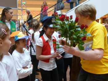 eine Rose für jeden von der Marzahner Promenadenmischung